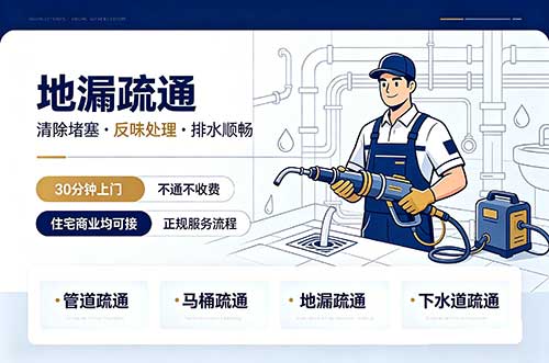 漳浦地漏疏通