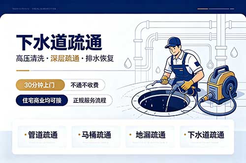 漳浦下水道疏通